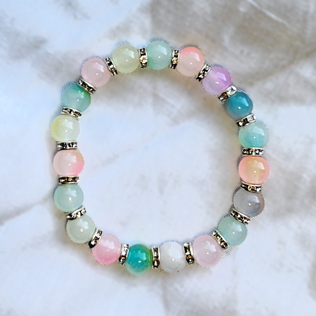 Elastiskt armband i pastell